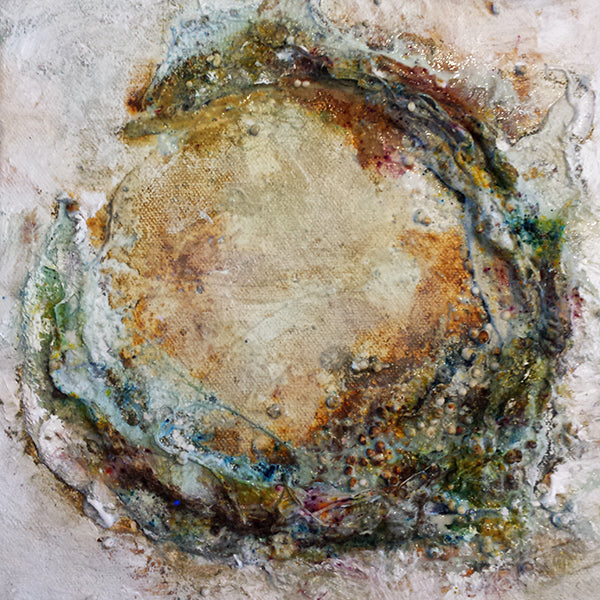 Mixed media workshop materie schilderen Cirkel
