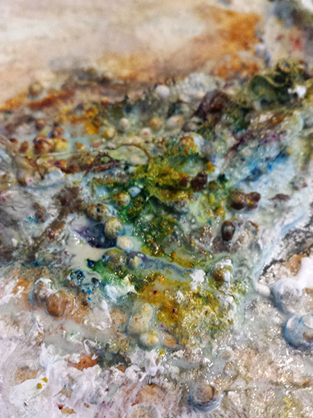 Mixed media workshop materie schilderen Cirkel