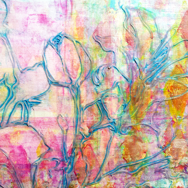 Cursus Mixed Media schildertechnieken (Rood) Siona Snel