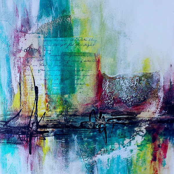 Cursus Mixed Media schildertechnieken (Blauw - 10 lessen)