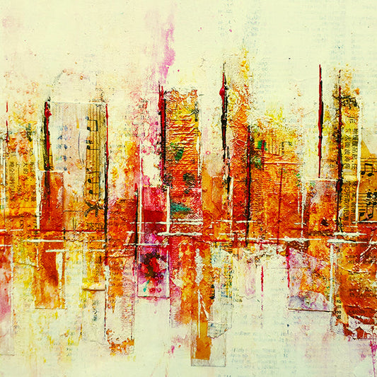 Online cursus Mixed Media schildertechnieken (Geel - 10 lessen) Siona Snel