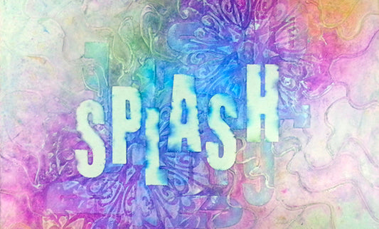 Mixed media workshop Splash