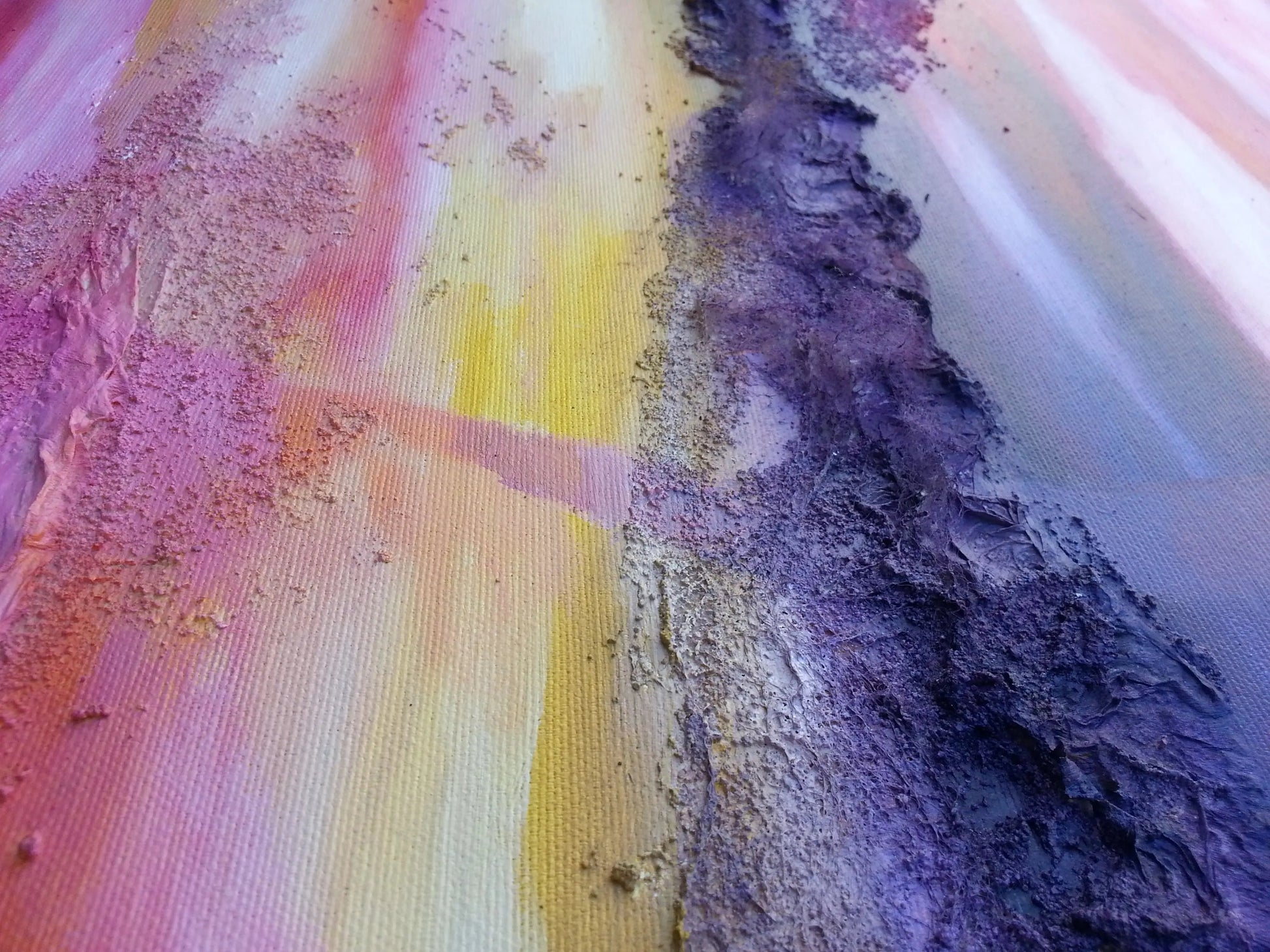 abstracte mixed media kunst