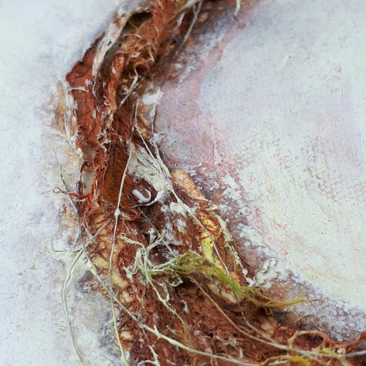 Abstracte mixed media kunst