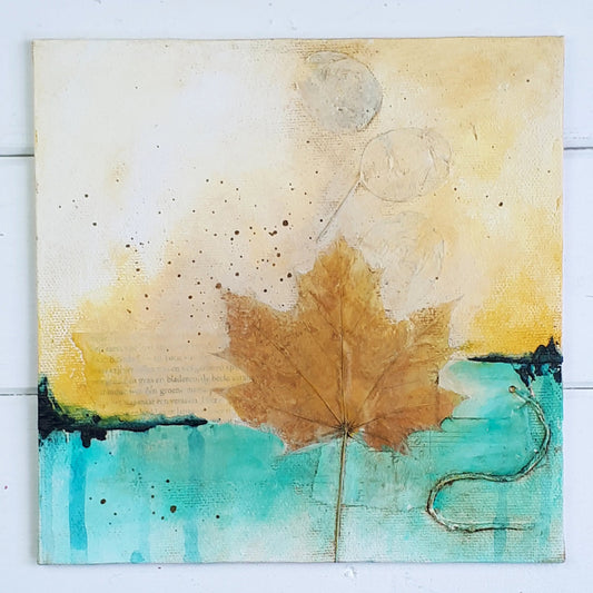 abstracte mixed media kunst