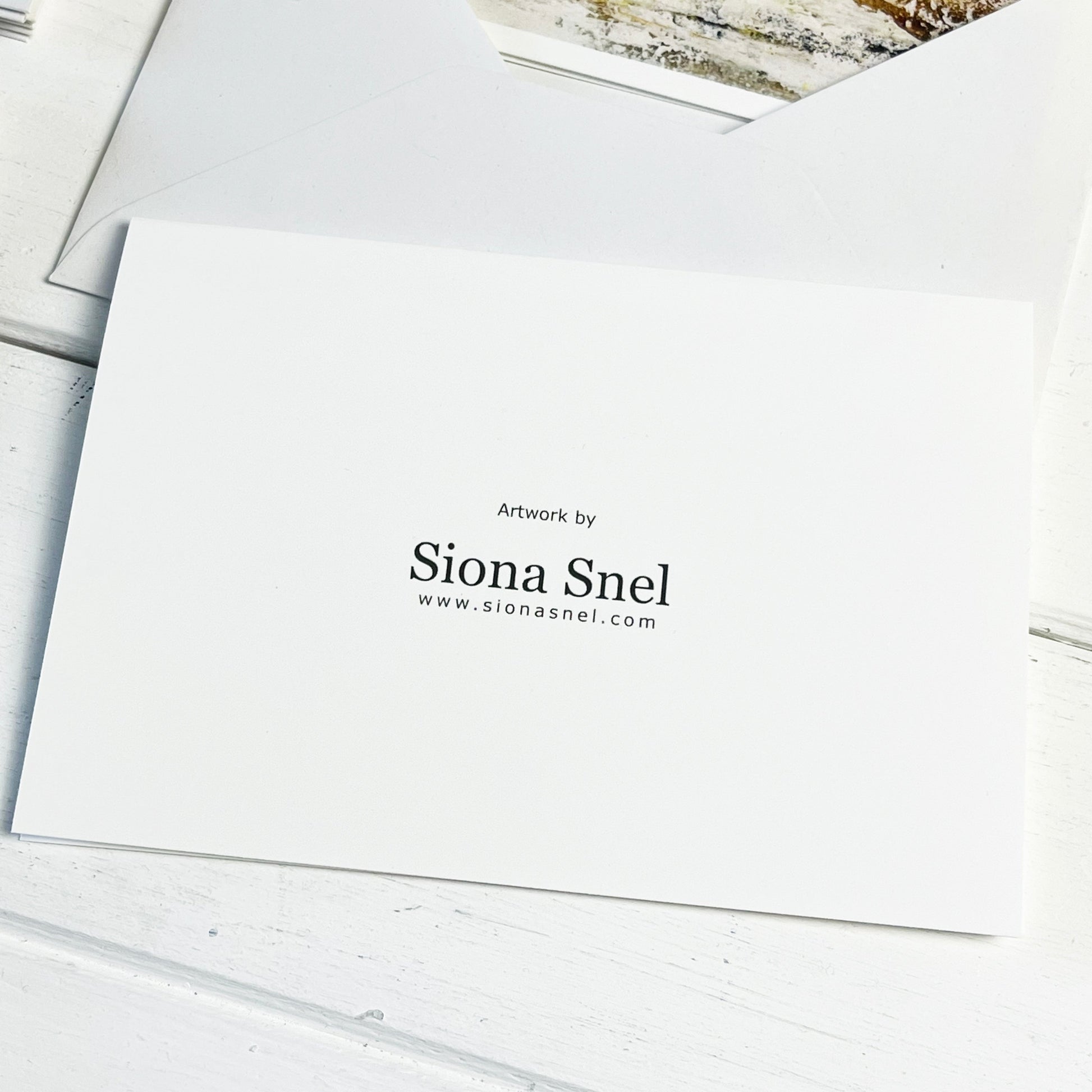 Kunstkaarten set sneeuwlandschap sionasnel.com