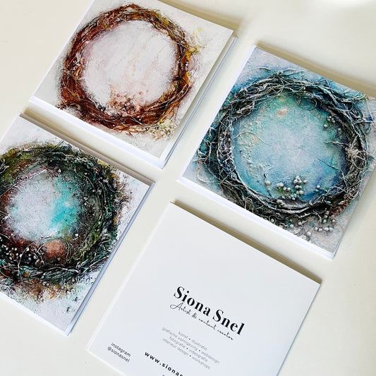 Kunstkaarten set cirkels