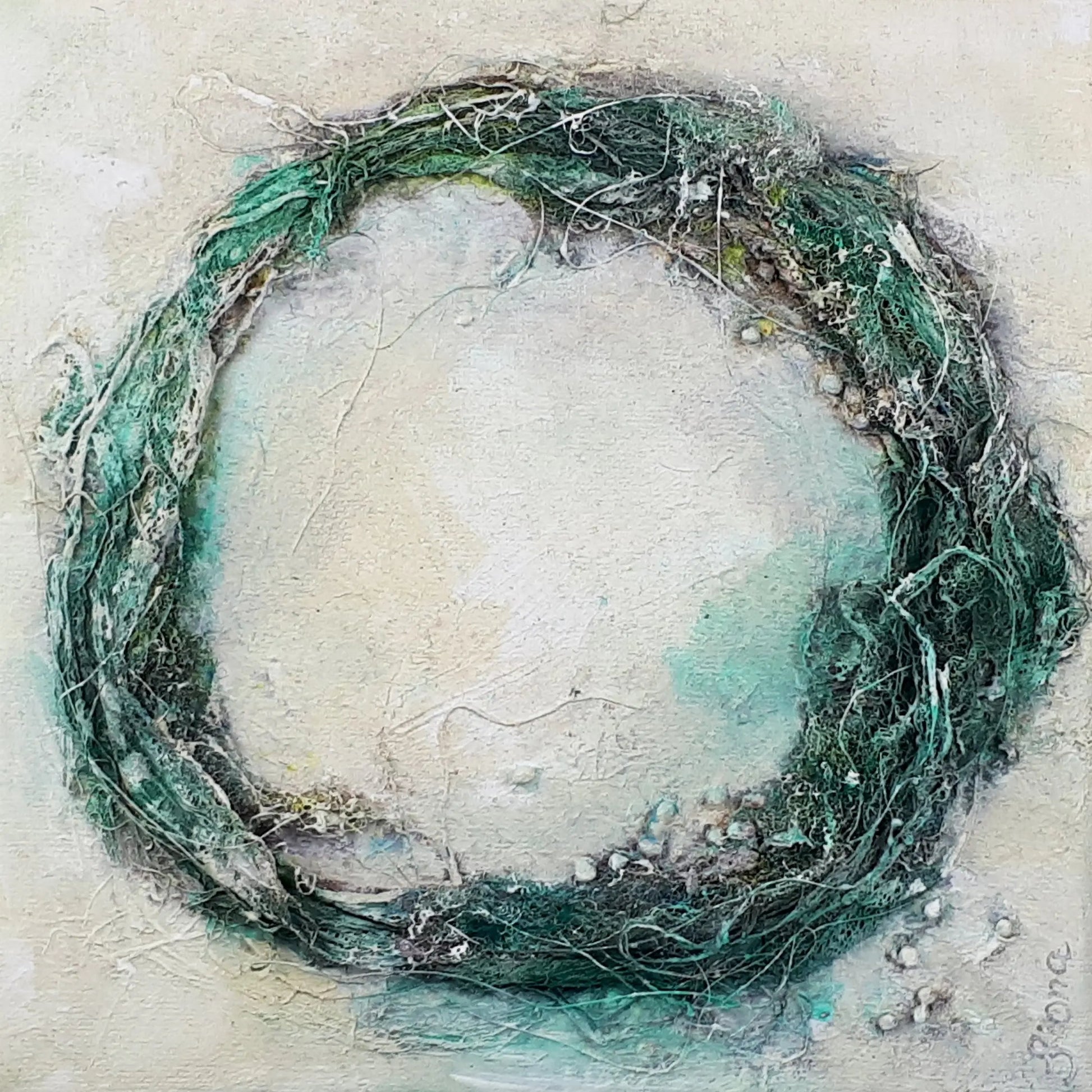 abstracte mixed media kunst