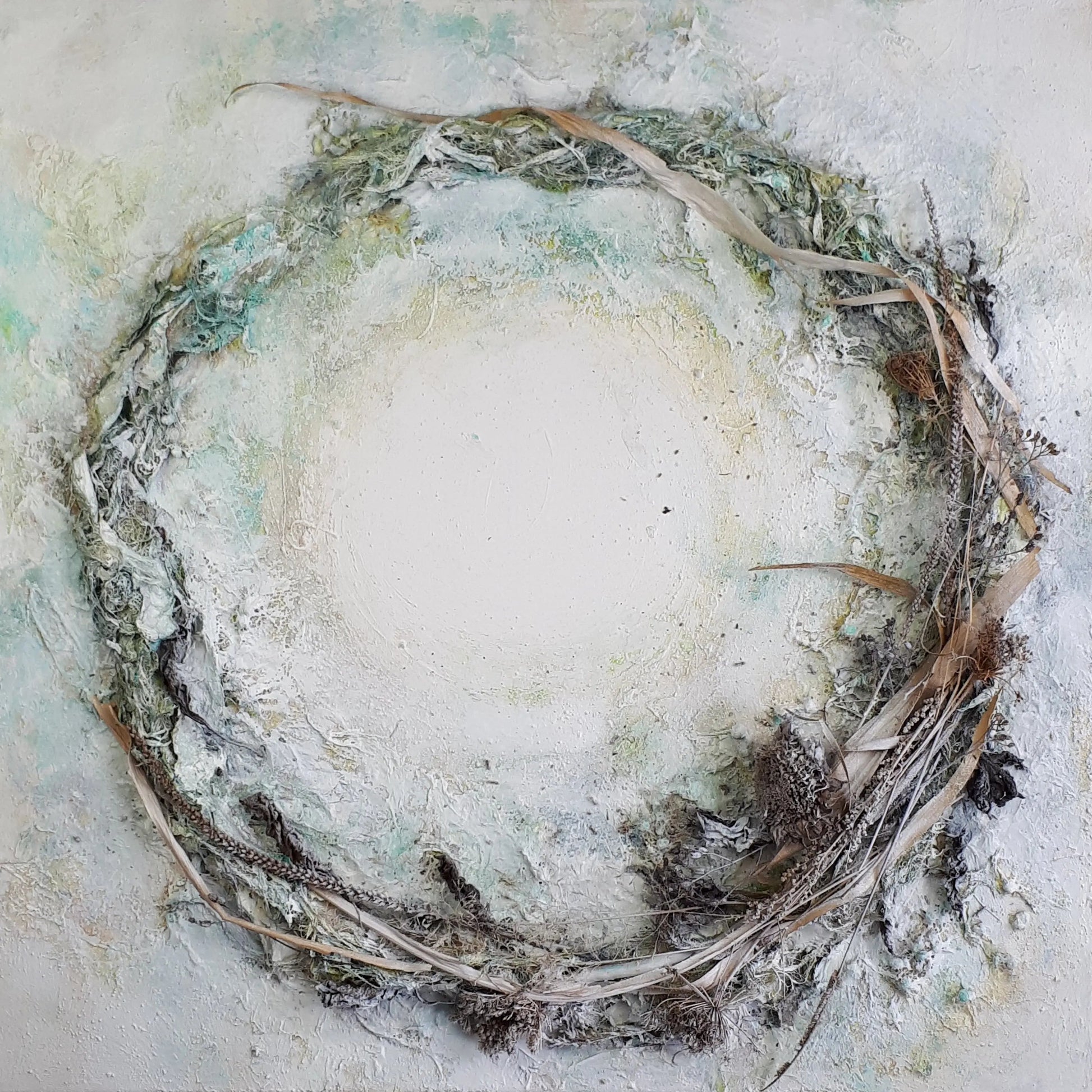 abstracte mixed media kunst