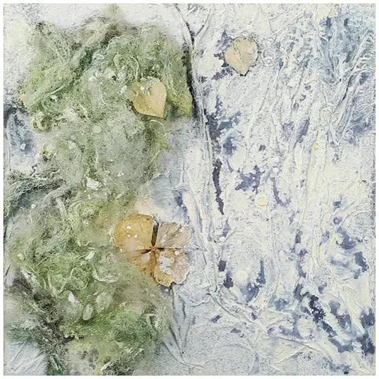 Abstracte mixed media kunst