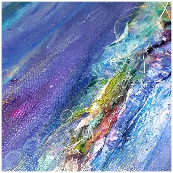 abstracte mixed media kunst