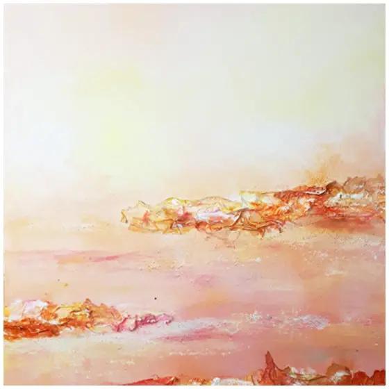 Abstracte mixed media kunst