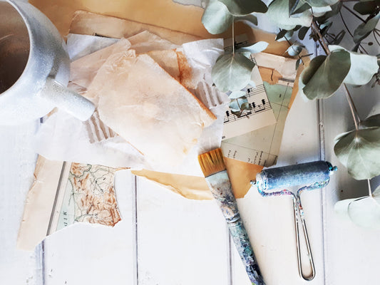 Duurzaamheid in kunst: Mixed Media met hergebruikte materialen