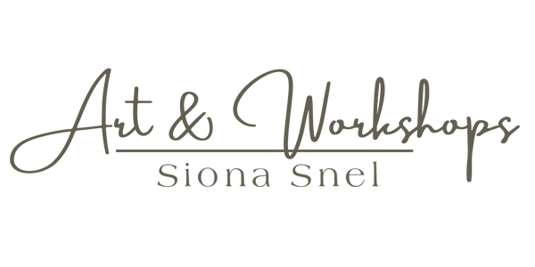 Siona Snel abstracte mixed media kunst en workshops